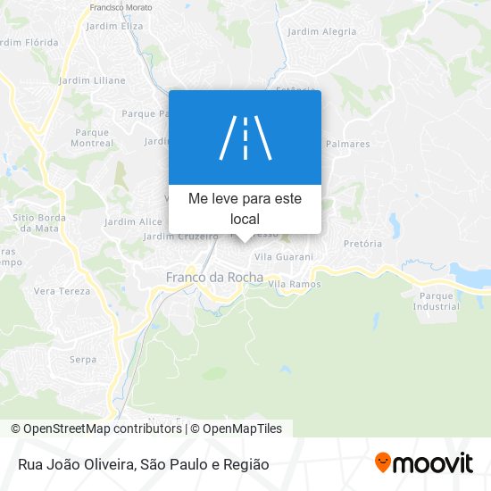 Rua João Oliveira mapa