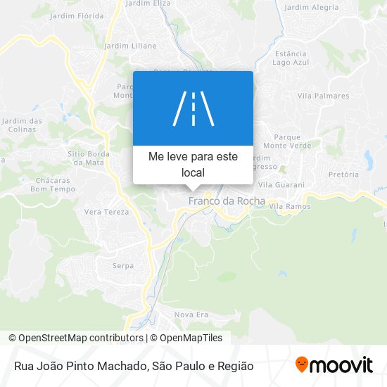 Rua João Pinto Machado mapa