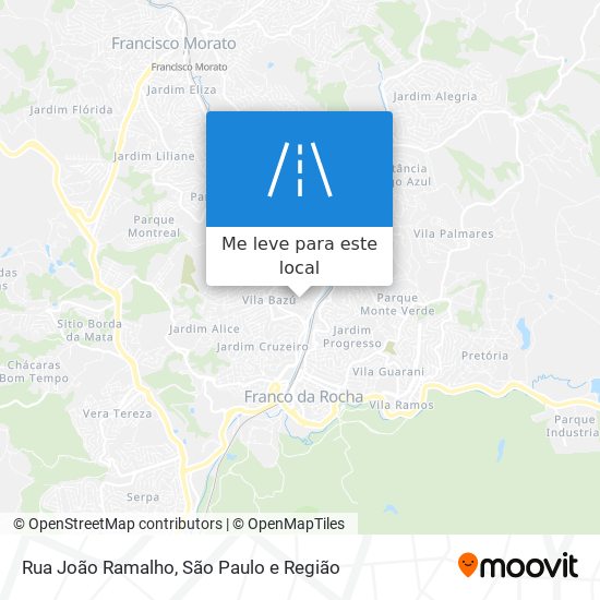 Rua João Ramalho mapa