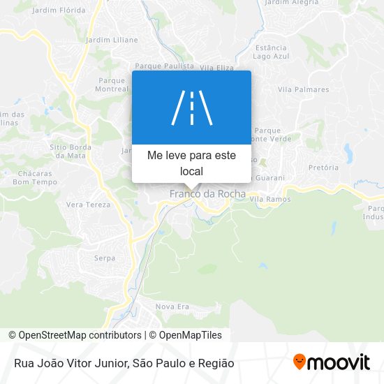 Rua João Vitor Junior mapa