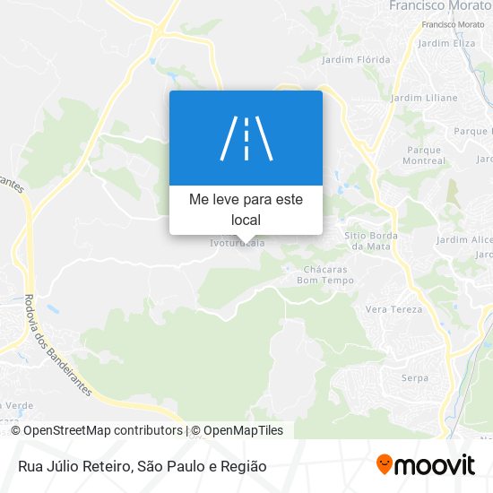 Rua Júlio Reteiro mapa