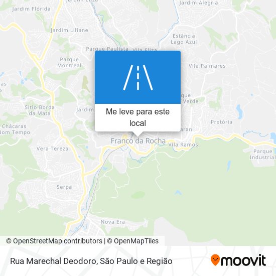 Rua Marechal Deodoro mapa