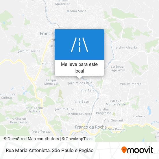 Rua Maria Antonieta mapa