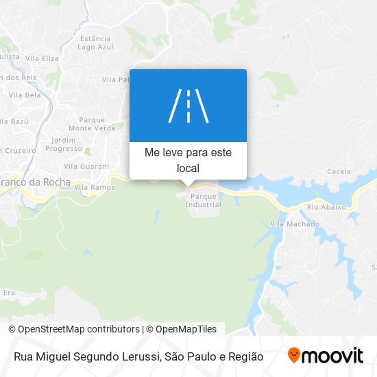 Rua Miguel Segundo Lerussi mapa