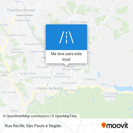 Rua Recife mapa