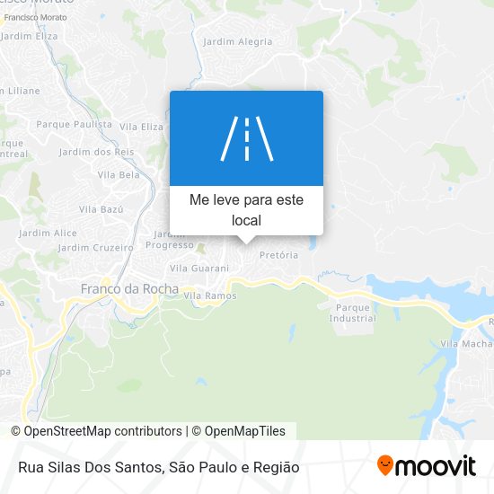 Rua Silas Dos Santos mapa