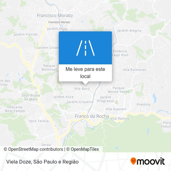 Viela Doze mapa