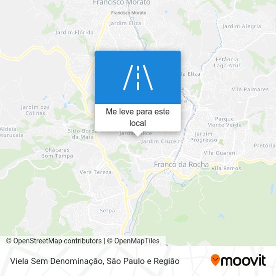 Viela Sem Denominação mapa