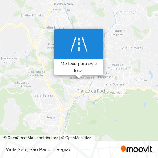 Viela Sete mapa