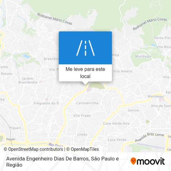 Avenida Engenheiro Dias De Barros mapa