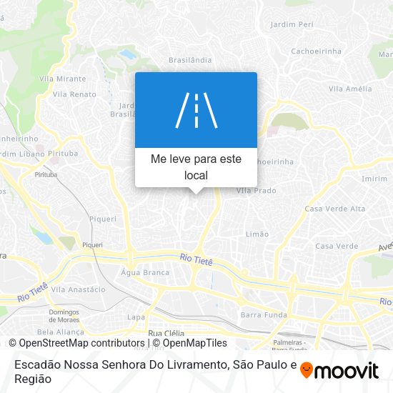 Escadão Nossa Senhora Do Livramento mapa
