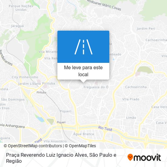 Praça Reverendo Luiz Ignacio Alves mapa