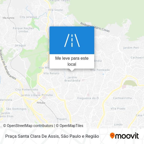 Praça Santa Clara De Assis mapa