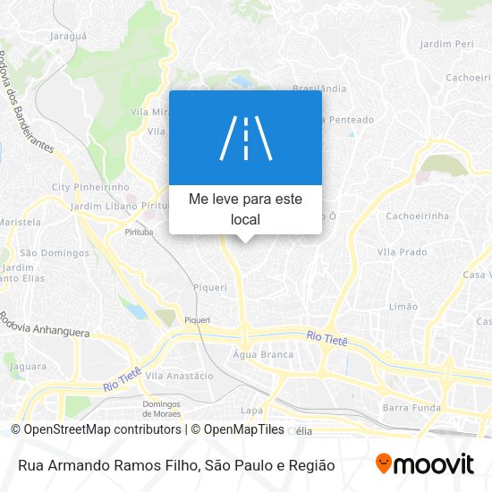 Rua Armando Ramos Filho mapa