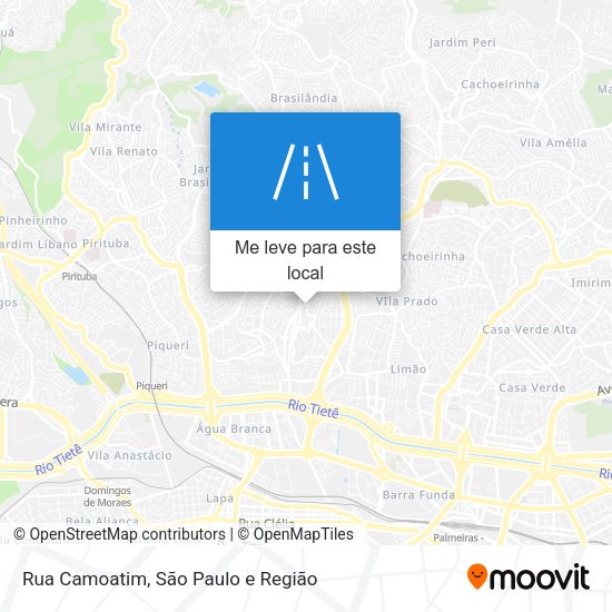 Rua Camoatim mapa