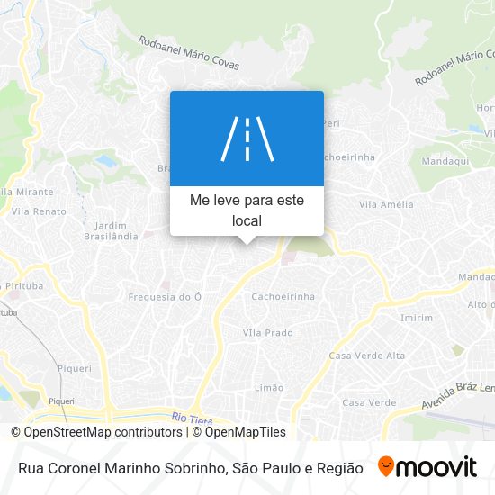 Rua Coronel Marinho Sobrinho mapa