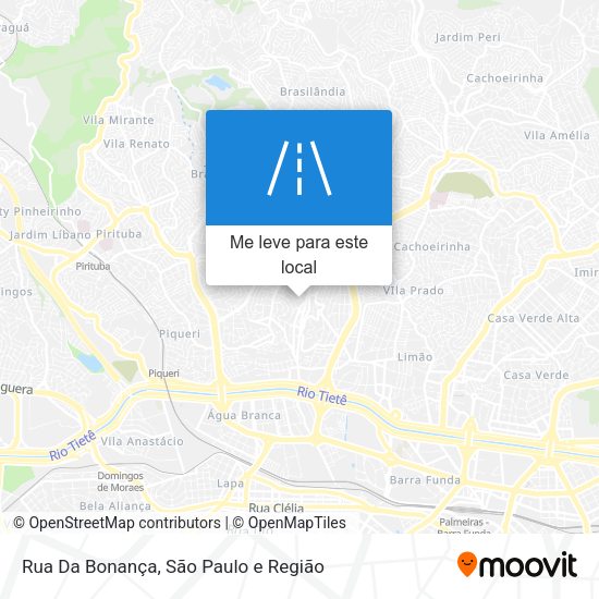 Rua Da Bonança mapa