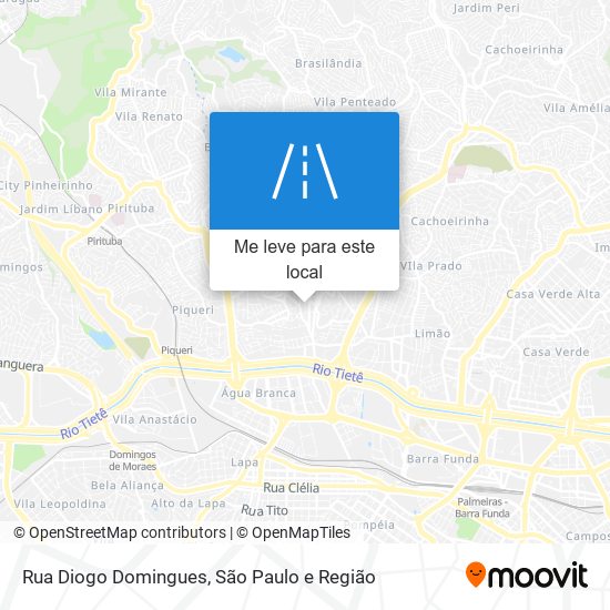 Rua Diogo Domingues mapa