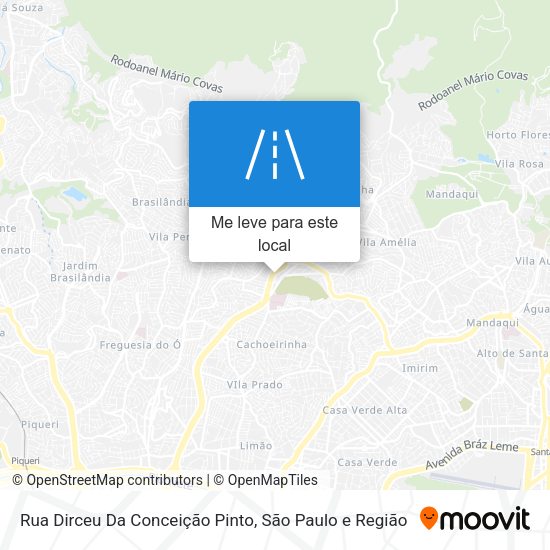Rua Dirceu Da Conceição Pinto mapa