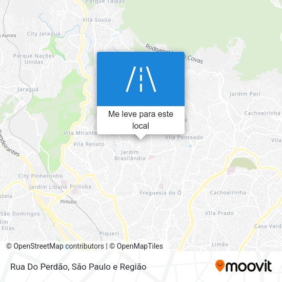 Rua Do Perdão mapa