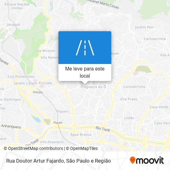 Rua Doutor Artur Fajardo mapa