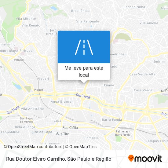 Rua Doutor Elviro Carrilho mapa