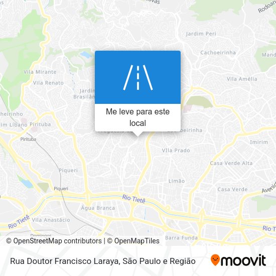 Rua Doutor Francisco Laraya mapa