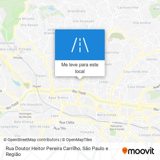 Rua Doutor Heitor Pereira Carrilho mapa