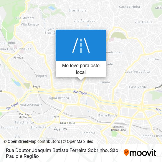 Rua Doutor Joaquim Batista Ferreira Sobrinho mapa