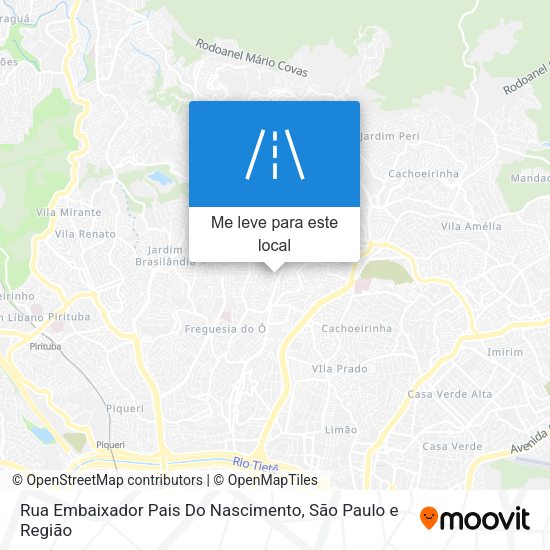 Rua Embaixador Pais Do Nascimento mapa