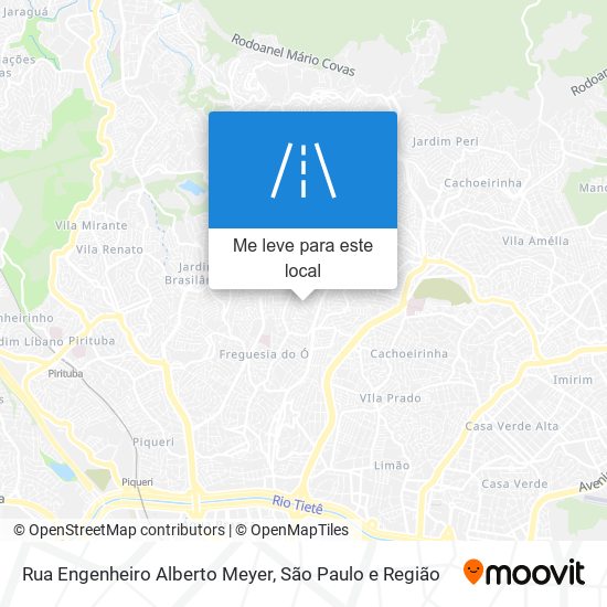 Rua Engenheiro Alberto Meyer mapa