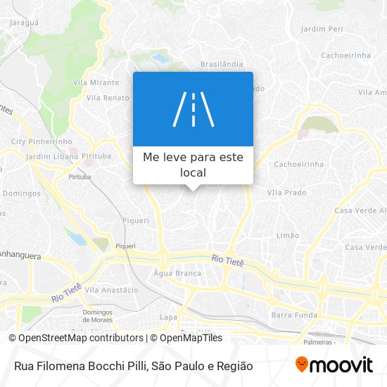 Rua Filomena Bocchi Pilli mapa