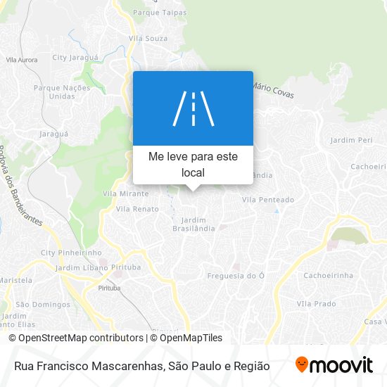 Rua Francisco Mascarenhas mapa