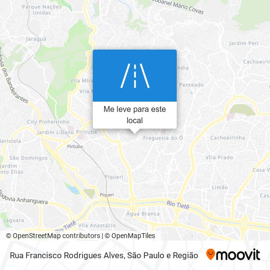 Rua Francisco Rodrigues Alves mapa