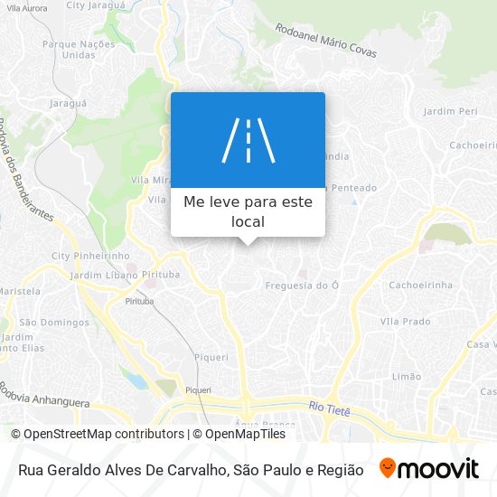 Rua Geraldo Alves De Carvalho mapa