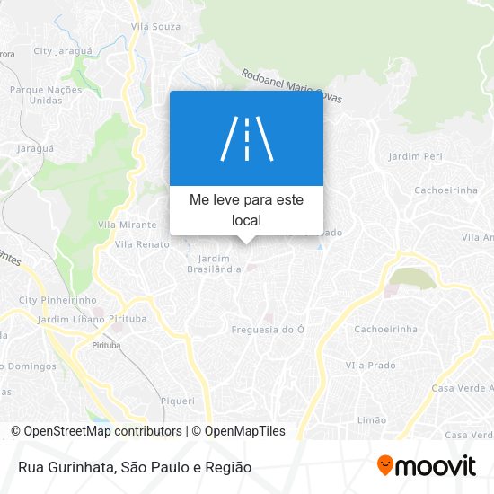 Rua Gurinhata mapa