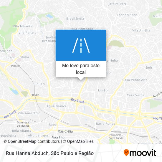Rua Hanna Abduch mapa