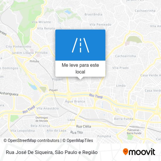 Rua José De Siqueira mapa
