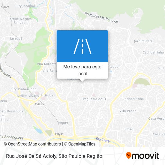 Rua José De Sá Acioly mapa