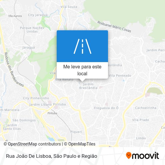 Rua João De Lisboa mapa