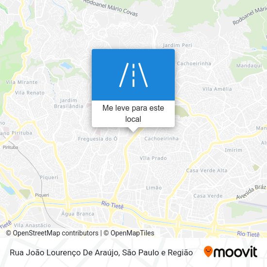 Rua João Lourenço De Araújo mapa