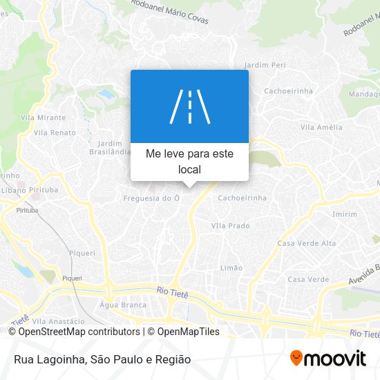 Rua Lagoinha mapa