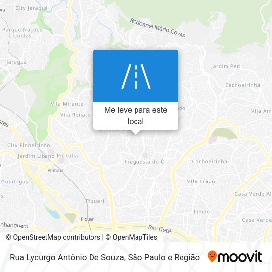 Rua Lycurgo Antônio De Souza mapa