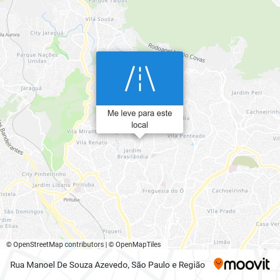 Rua Manoel De Souza Azevedo mapa