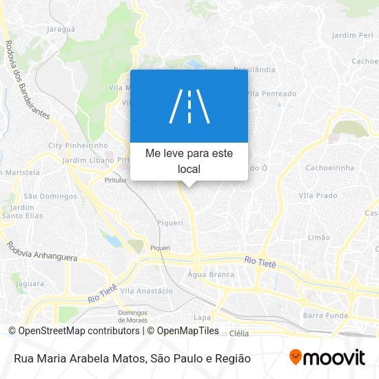 Rua Maria Arabela Matos mapa
