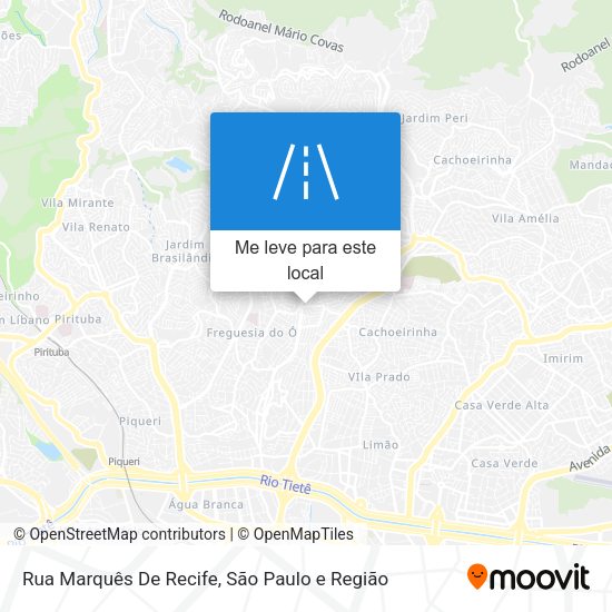 Rua Marquês De Recife mapa