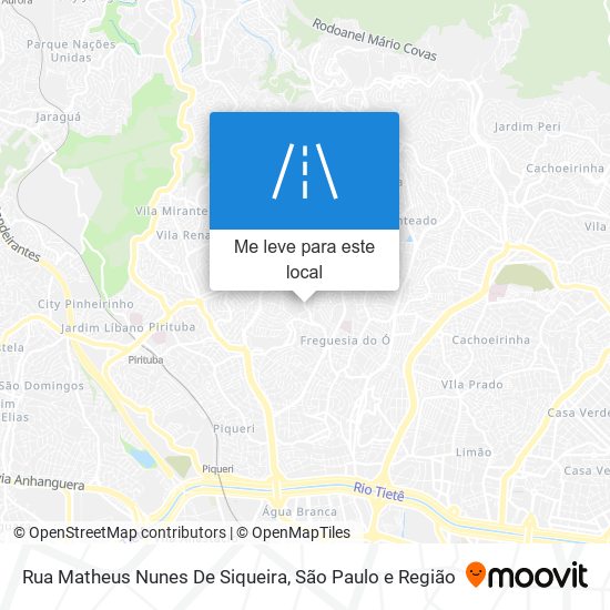 Rua Matheus Nunes De Siqueira mapa