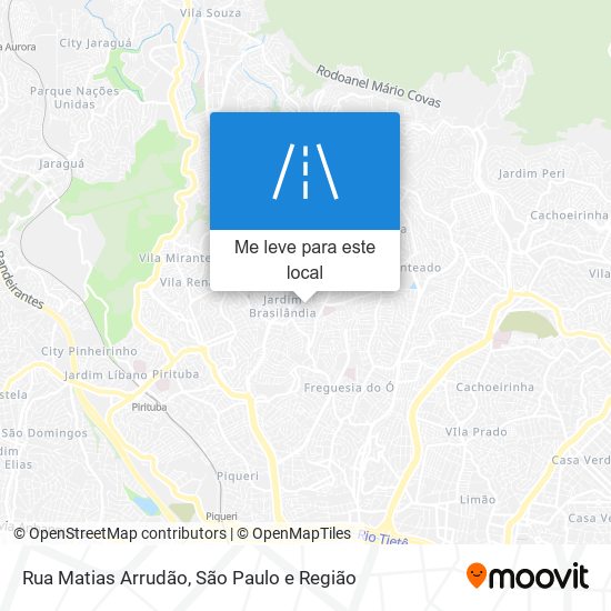 Rua Matias Arrudão mapa