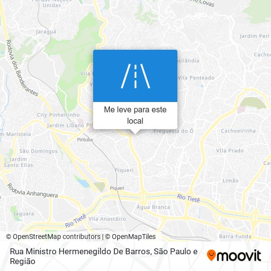 Rua Ministro Hermenegildo De Barros mapa