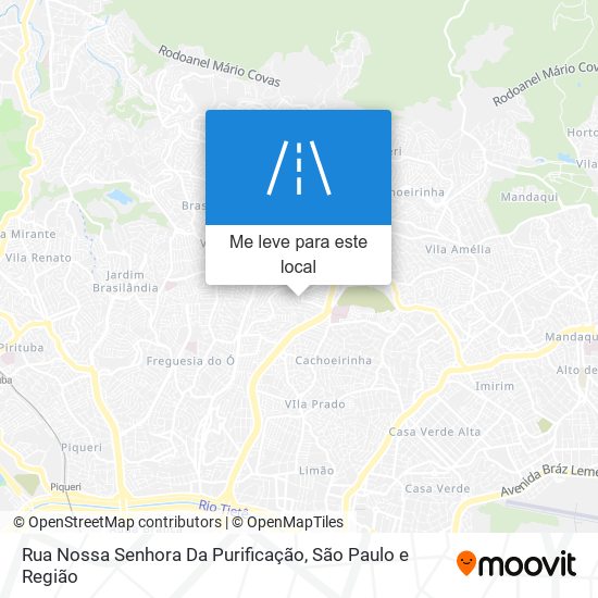 Rua Nossa Senhora Da Purificação mapa